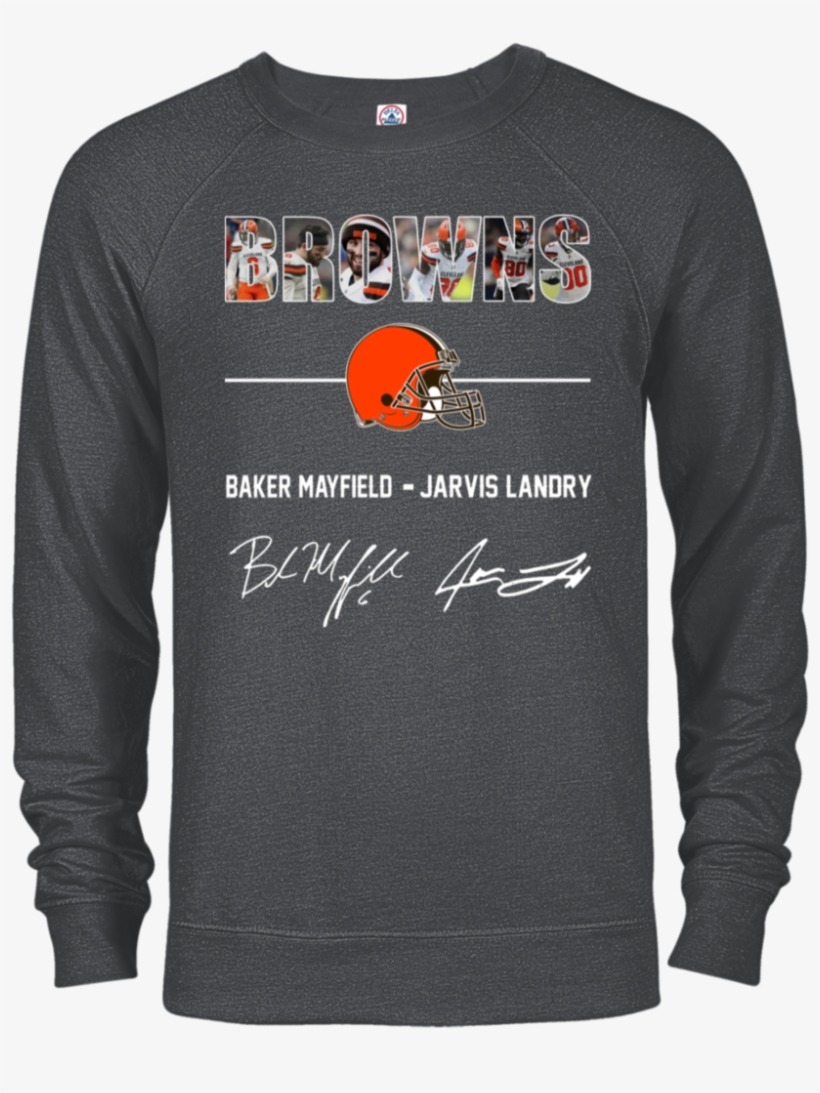 Browns Baker Mayfield - Got Apparel Adult Unisex French Terry Crew Halloween, transparent png