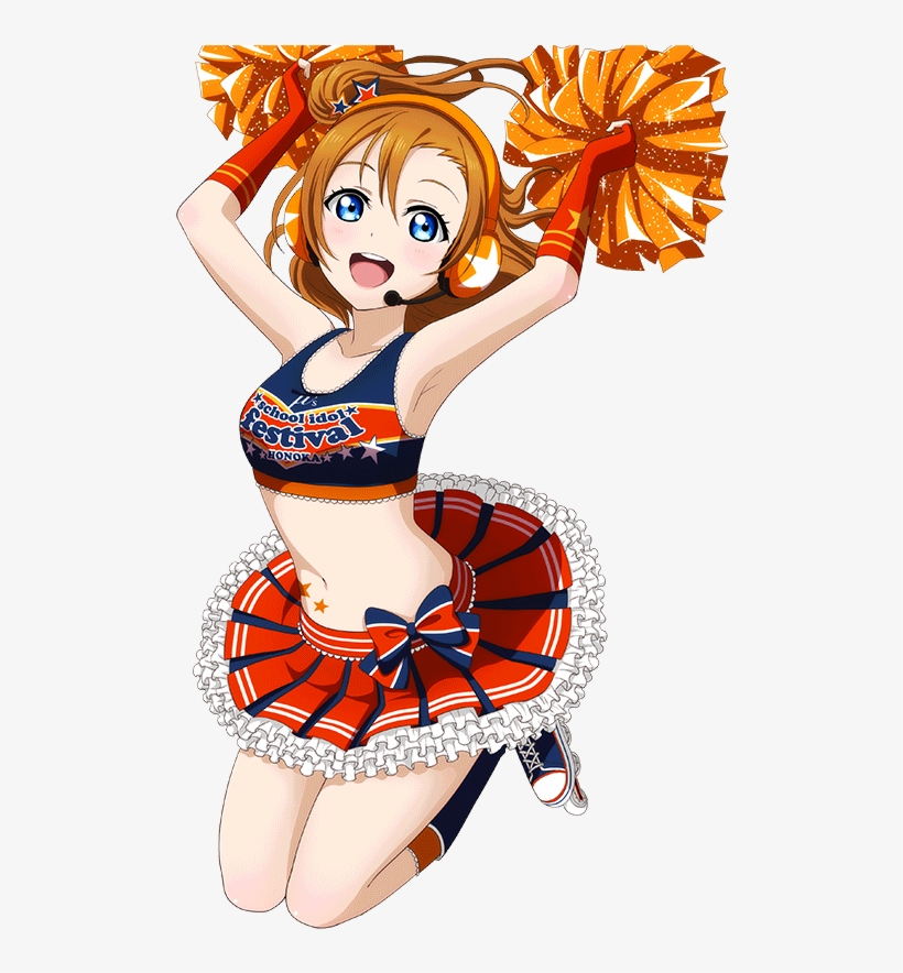 Honoka - Love Live Cheerleader Honoka, transparent png