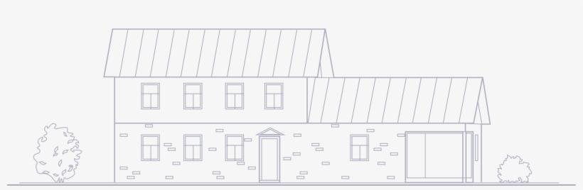 Villa 1 The Beautiful Courtyard Building - Architecture, transparent png