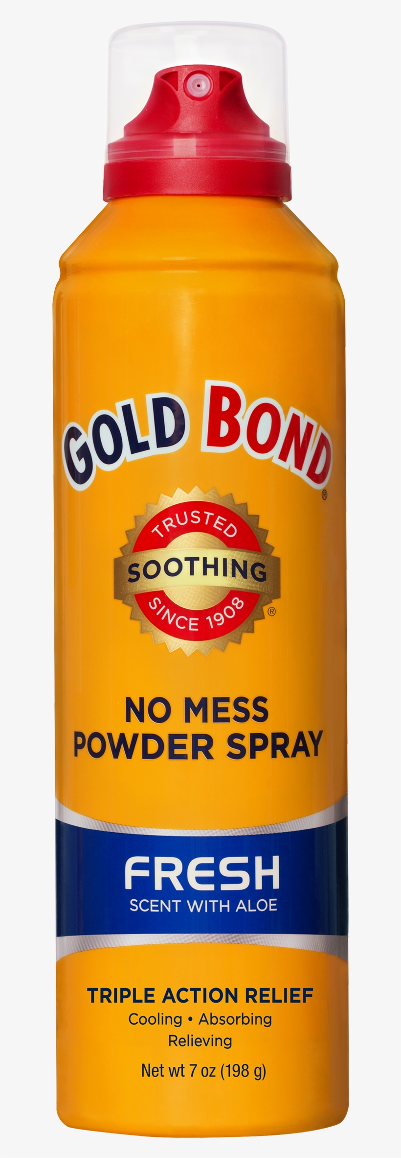 Hi Res - Gold Bond No Mess Spray Powder Classic, 7 Ounce, transparent png