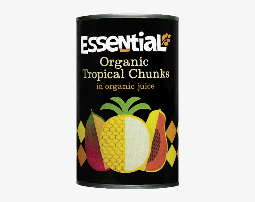 Organic Tropical Fruits In Juice, transparent png