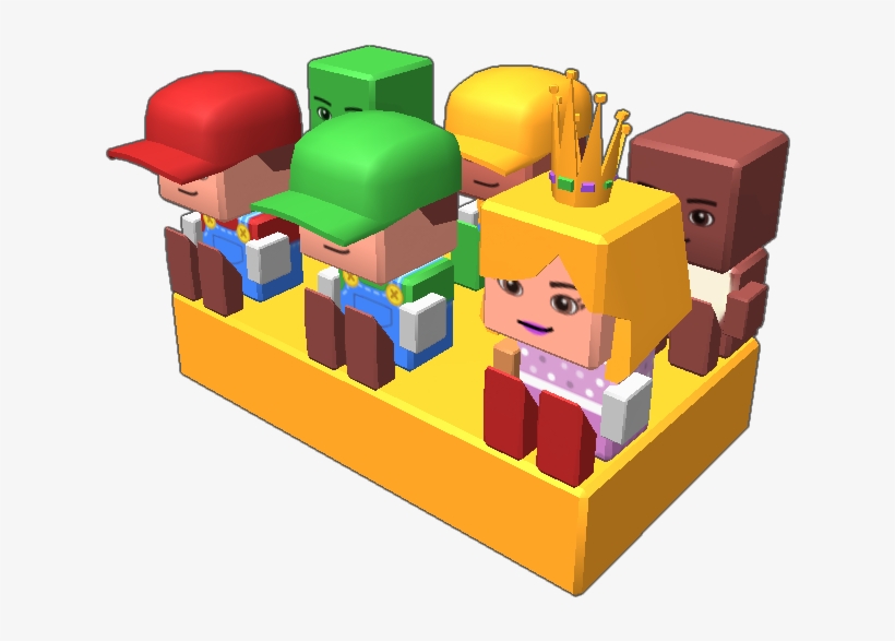 Characters Are Mario, Luigi, Peach, Yoshi, Wario, And - Educational Toy, transparent png