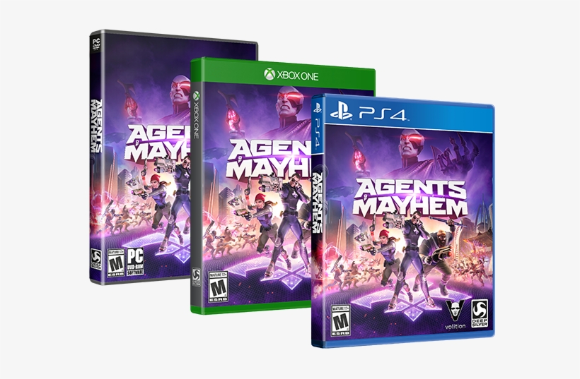 Esrb Aom Ps - Agents Of Mayhem Day 1 Edition Pc Dvd, transparent png