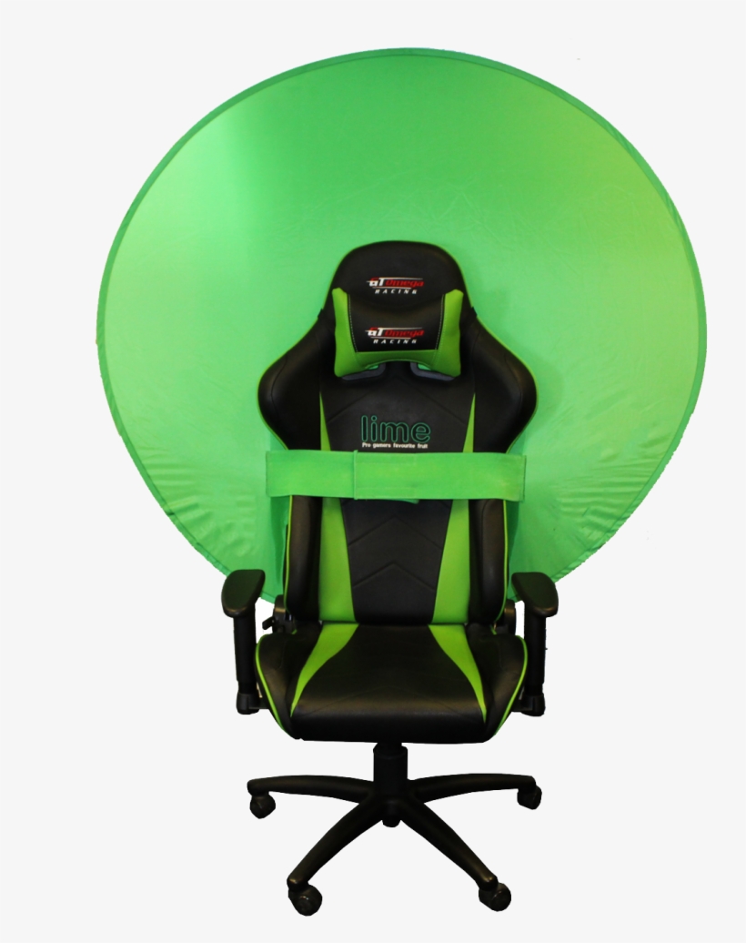 Webaround Green Screen/privacy Screen - Gaming Chair Green Screen, transparent png