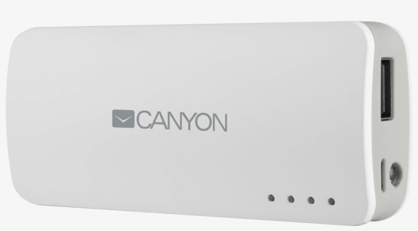 Canyon 4400mah Power Bank For 1 Device - Canyon Cne-cpb44w White Power Bank, transparent png