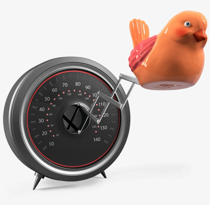 Imagem Ilustrativa De Um Velocímetro Com Cuco - Gauge, transparent png