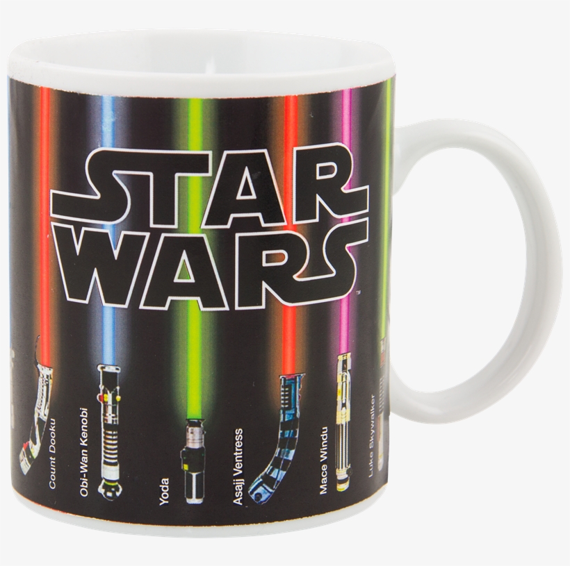 Star Wars Lightsaber Heat Change Mug, transparent png