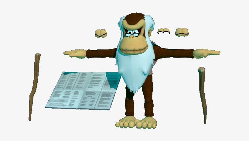 Wii U Donkey Kong Country Tropical Freeze Cranky Kong - Portable Network Graphics, transparent png