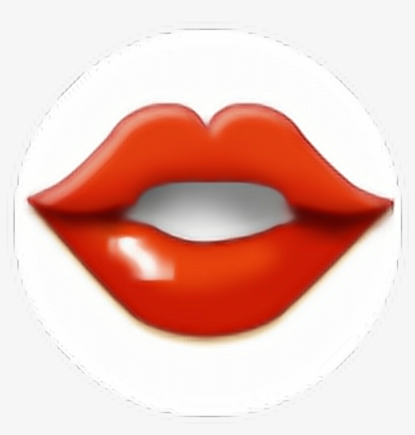 Labios Labial Labio Labiosrojos Emoji - Imagenes De Emoji De Labios, transparent png
