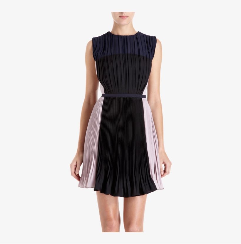 O'2nd Pleated Colorblocked Dress - Hart Of Dixie, transparent png