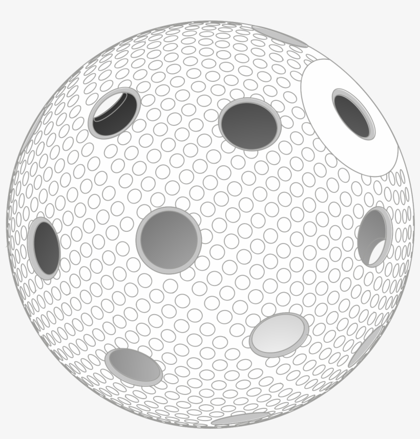 Big Image - Floorball Ball Clipart, transparent png