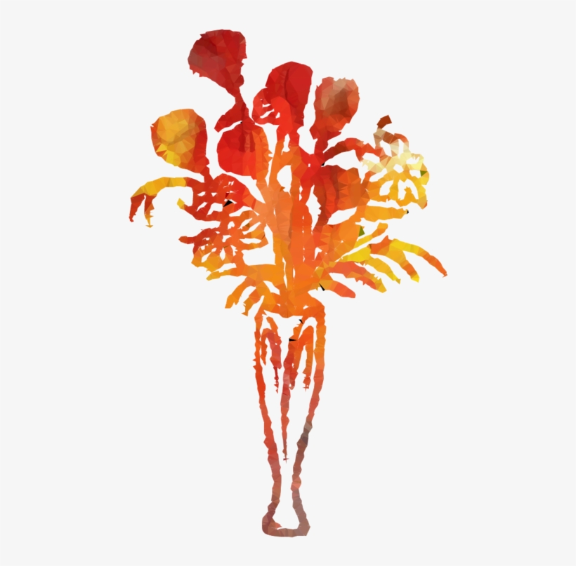 Orange Flower Plant Tree Png Clipart Free - Flower, transparent png