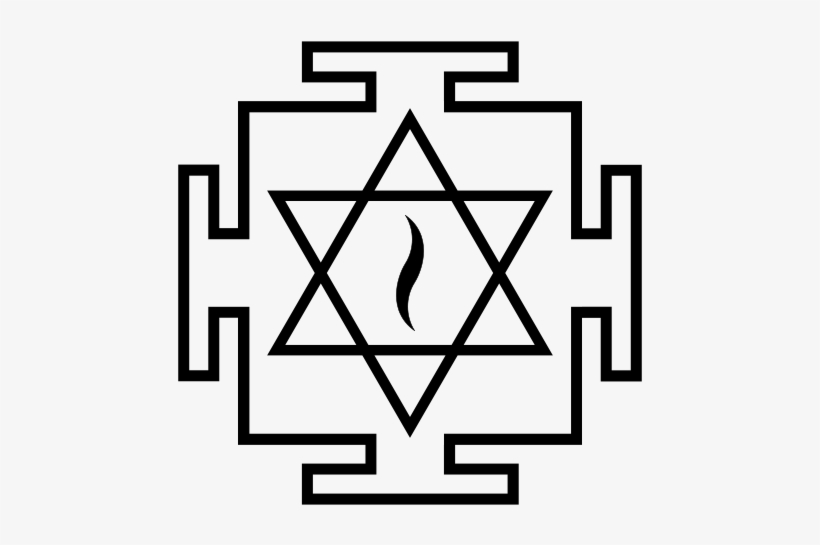 Ouroboros Free Yantra Self R - Hexagram In A Circle, transparent png