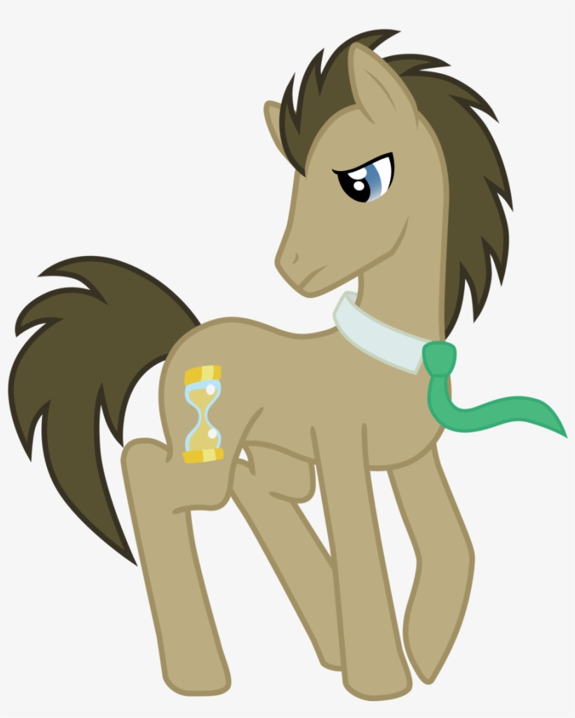 Sirhcx, Doctor Whooves, Necktie, Safe, Time Turner - Deviantart, transparent png