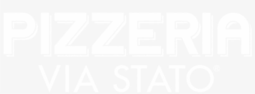 Pizzeria Via Stato® - Black-and-white, transparent png