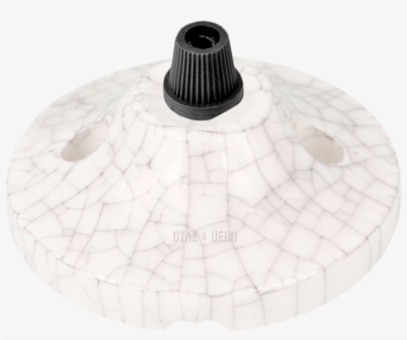 Mini Crackle Glaze Ceramic Ceiling Rose - Ceramic, transparent png