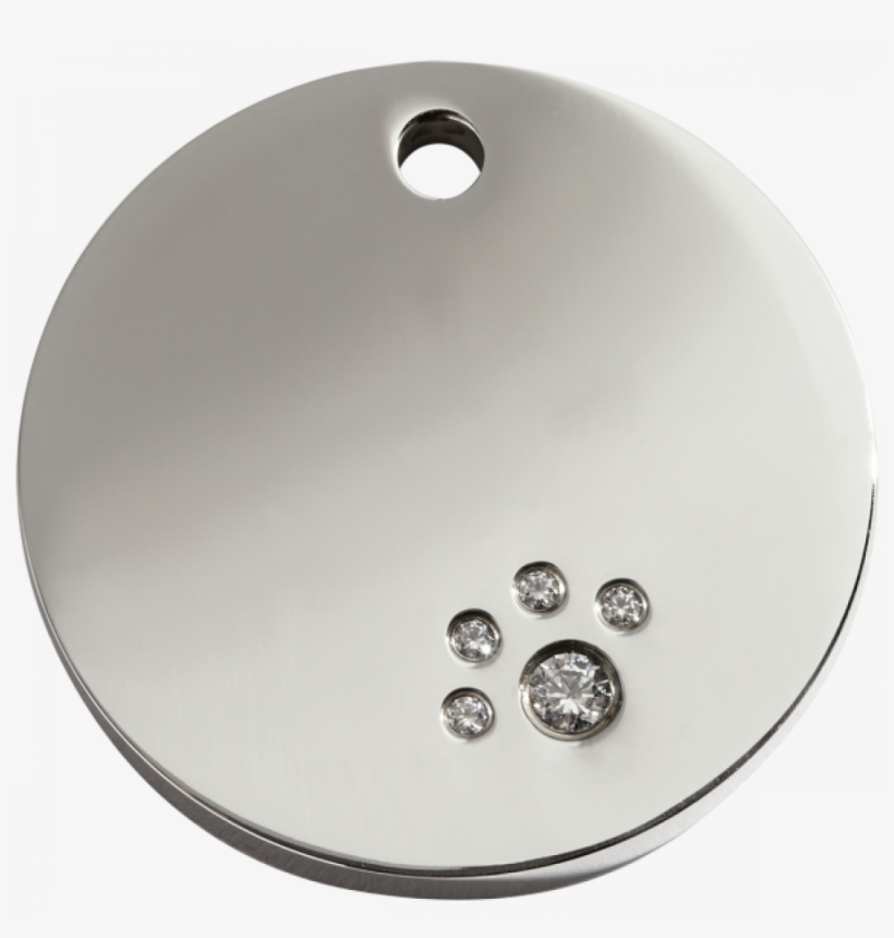 Red Dingo Diamante Stainless Steel Dog Tag, transparent png