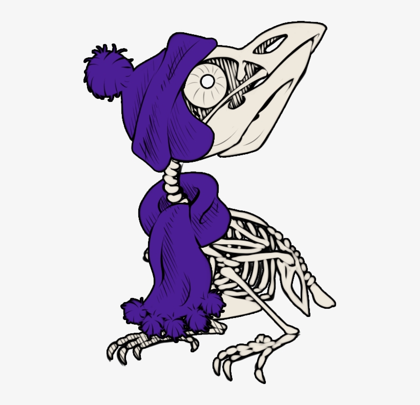 Birdskull-winter - Cartoon, transparent png