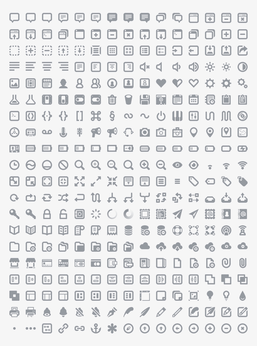 A Free Set Of 300 Icons Designed For Websites And Ui - Icons Pack Software Development, transparent png