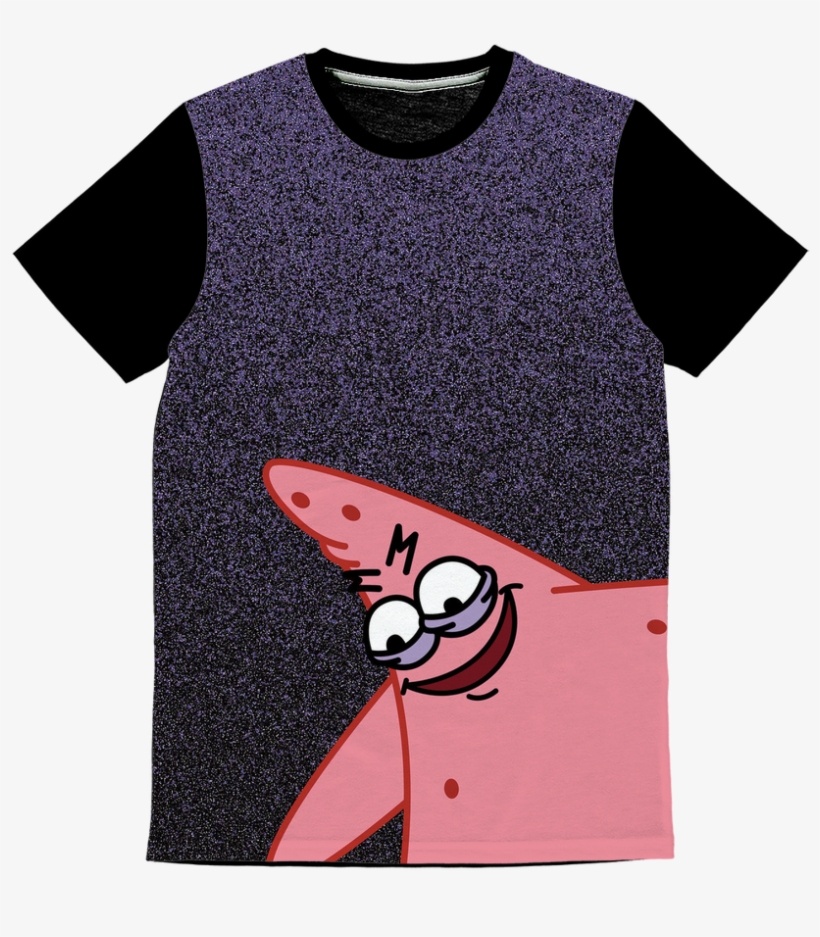 Savage Patrick Classic Sublimation Panel T-shirt - Panel T-shirt, transparent png