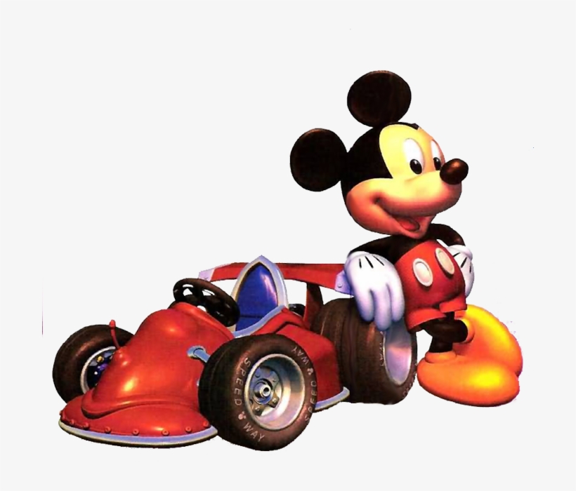 Mickey Clipart Race Car - Mickey Speedway Usa Kart, transparent png
