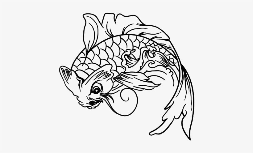 Koi Fish, transparent png