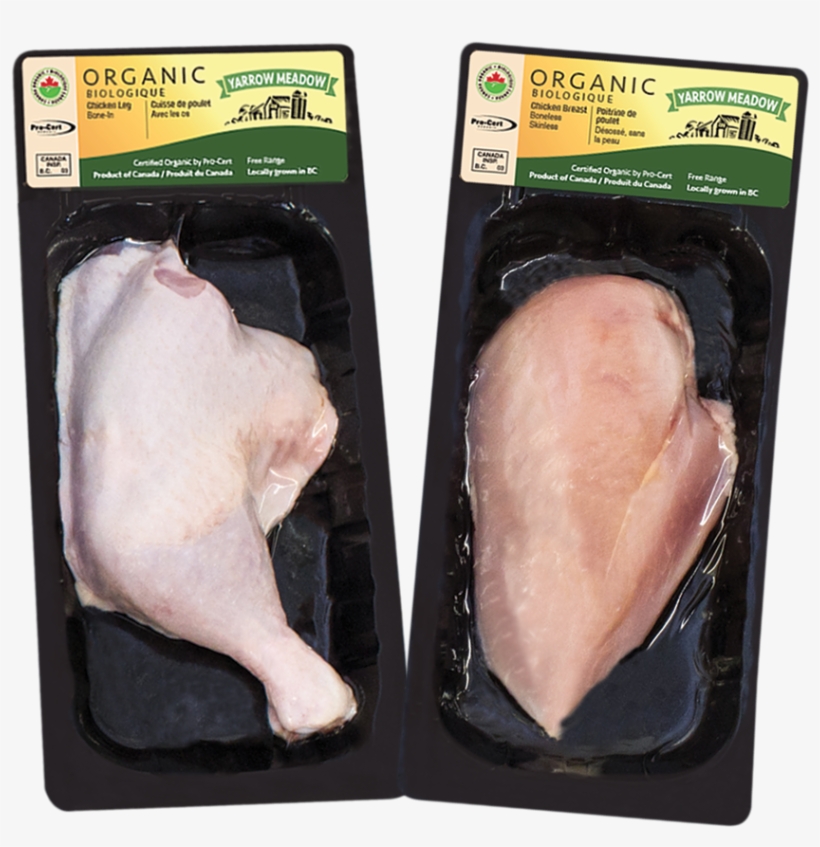 Multifresh Organic Chicken Parts Yarrow Meadow - Boneless Skinless Chicken Thighs, transparent png