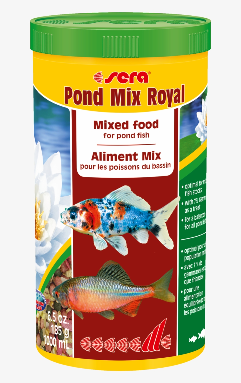 07100 Int Sera Pond Mix Royal 1000 Ml Top - Sera Pond Mix Royal, transparent png