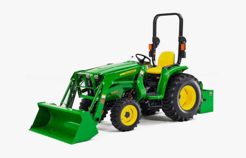 Backhoe Jpg Library Download Huge Freebie - John Deere 3025e Tractor, transparent png