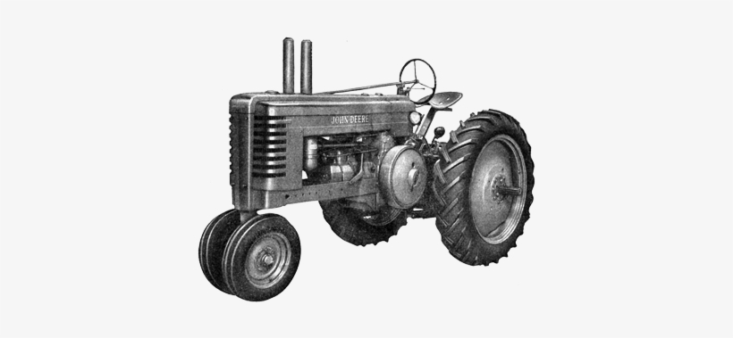 John Deere Model A Tractor - Old Tractor Transparent, transparent png