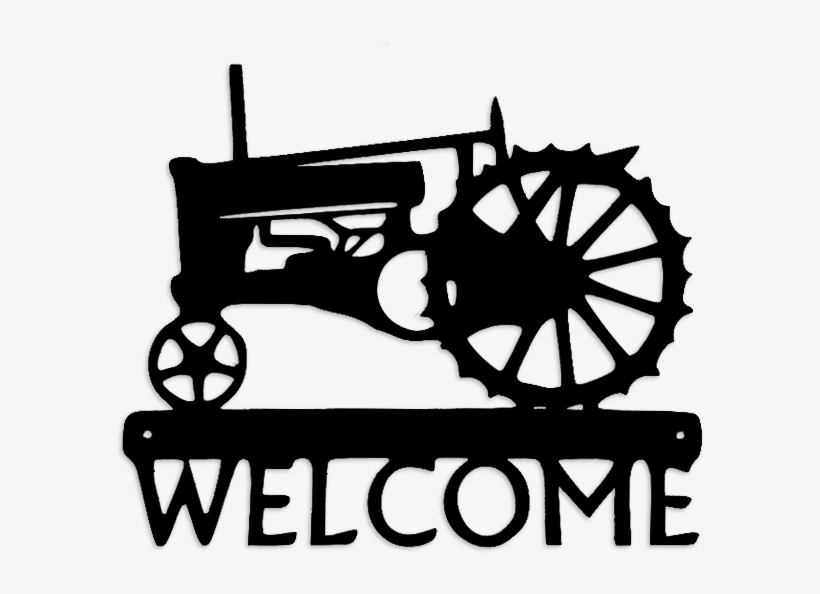 Tractor John Deere - Bear Welcome Signs, transparent png