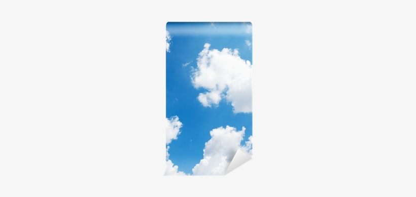 Blue Sky Background With White Clouds Wall Mural • - Cloud, transparent png