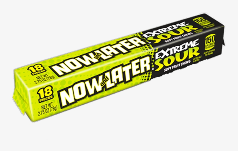 Now & Later Extreme Sour - Now & Later Extreme Sour, transparent png