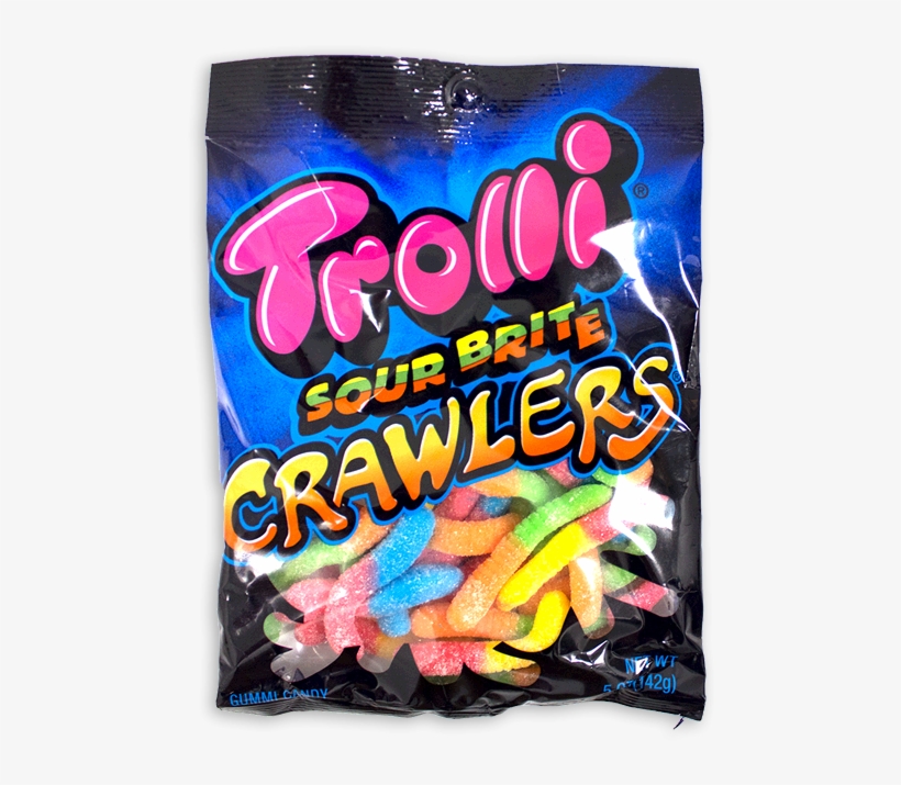 Brite Crawlers - Trolli Sour Brite Crawlers (5oz Bag), transparent png