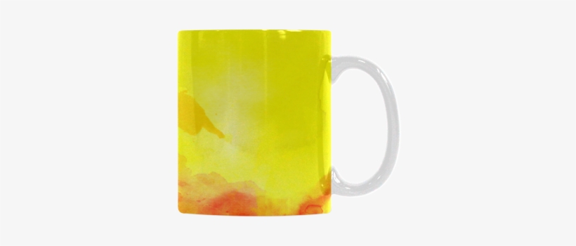 Watercolor Abstraction 01 White Mug - Beer Stein, transparent png