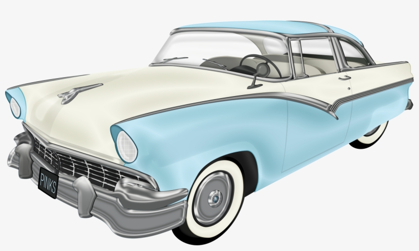 Ford Clipart Transparent - 50's Car Clip Art, transparent png