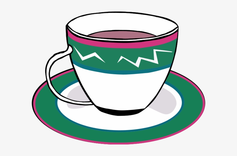 Vector Clip Art Panda Free Images Info - Tea Cup Black And White, transparent png