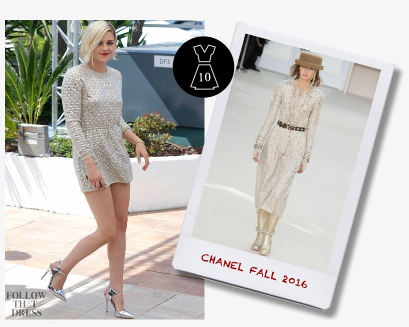 Kristen Stewart In Chanel Fall - Kristen Stewart Chanel White, transparent png