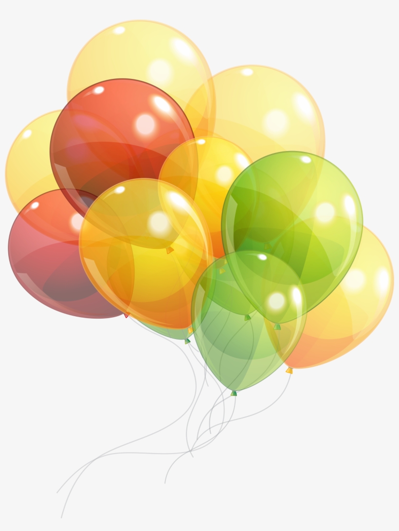 Render Ballon Multicolore Ballons Multicolores Fete - Ballon Render, transparent png