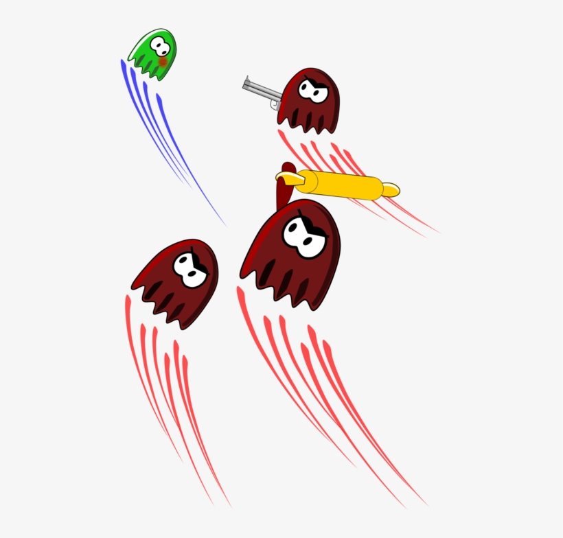 Casper Ghost Flute Cartoon Line Art - Clip Art, transparent png