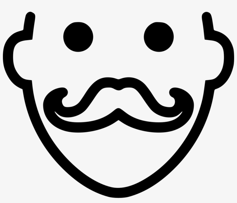 Mustache Comments - Icon, transparent png