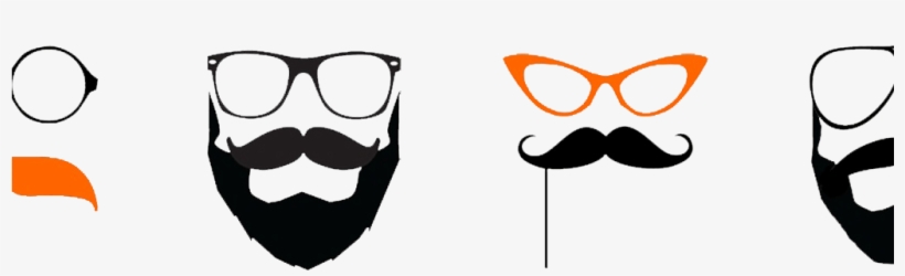 7 2 No Shave Movember Day Mustache Png File - Grain To Glass Designs Beard And Mustache 16 Wall Decal, transparent png