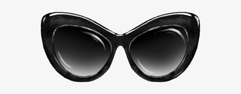 Glasses Cateye Black Freetoedit - Portable Network Graphics, transparent png