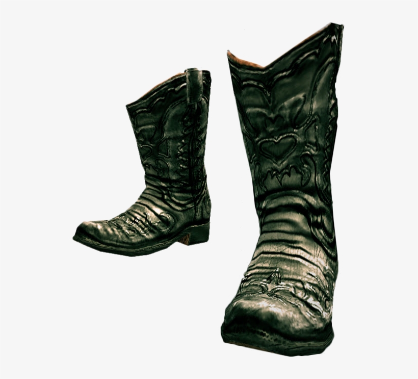 Cowboy Boot Free Png Image - Black Cowboy Boots Png, transparent png