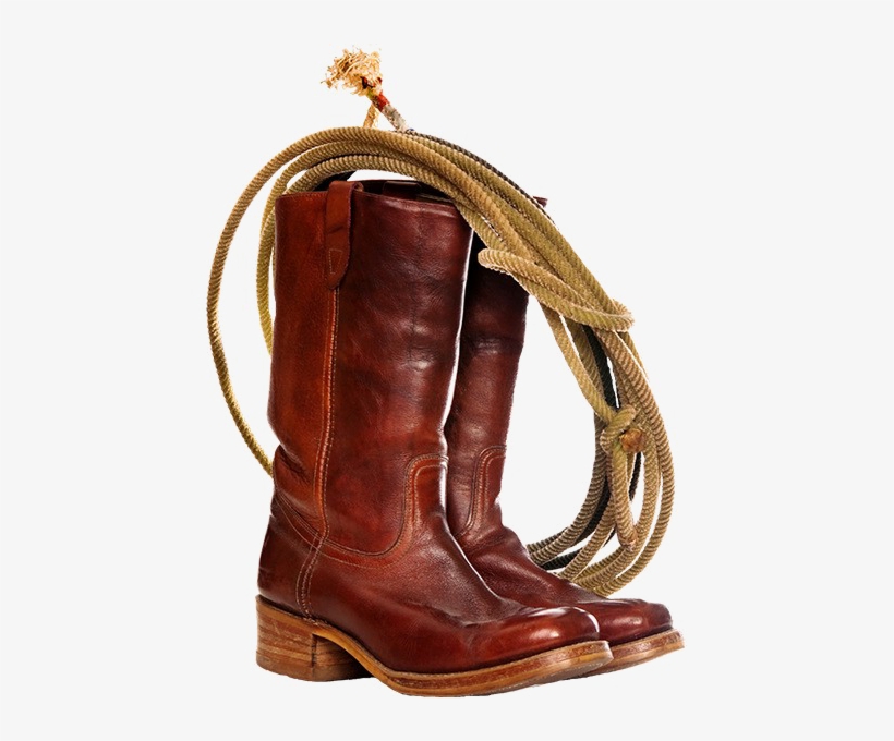 Cowboy Boot Png Image Background - Cowboy Boots And Lasso, transparent png