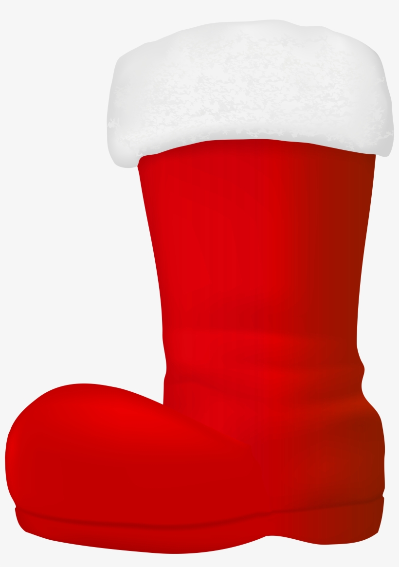 Cowboy Christmas Boot - Santa Claus Boots Clip Art, transparent png