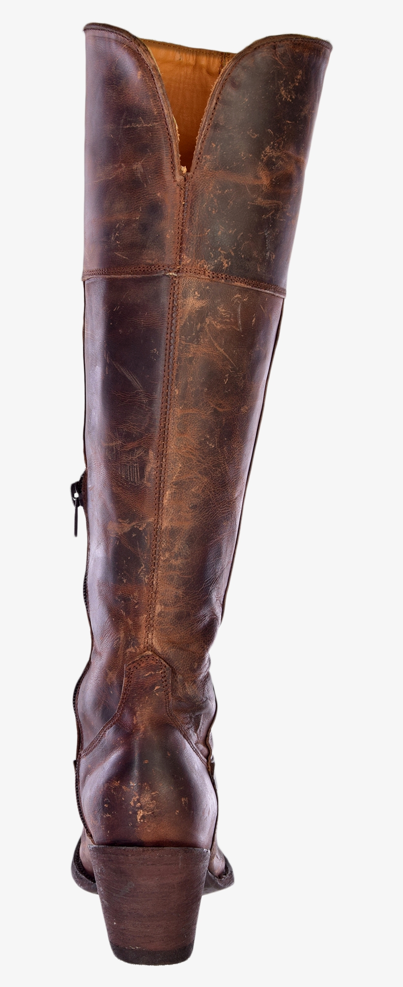 Rustlieutenantback - Knee-high Boot, transparent png