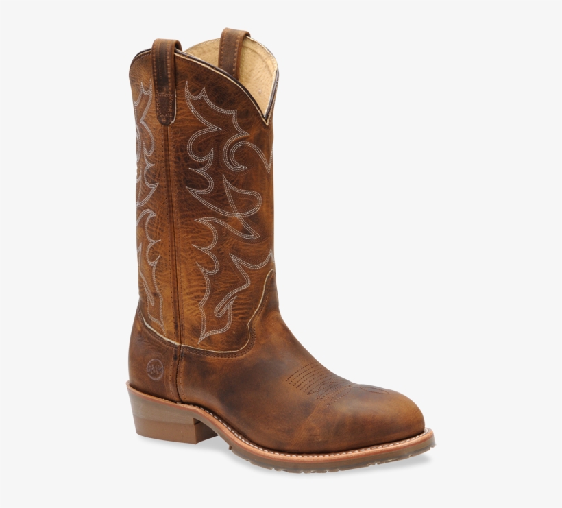 Boot - Double H Round Toe Boots, transparent png