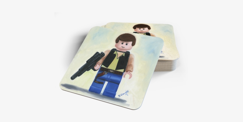 Han Solo Coasters - Girl, transparent png
