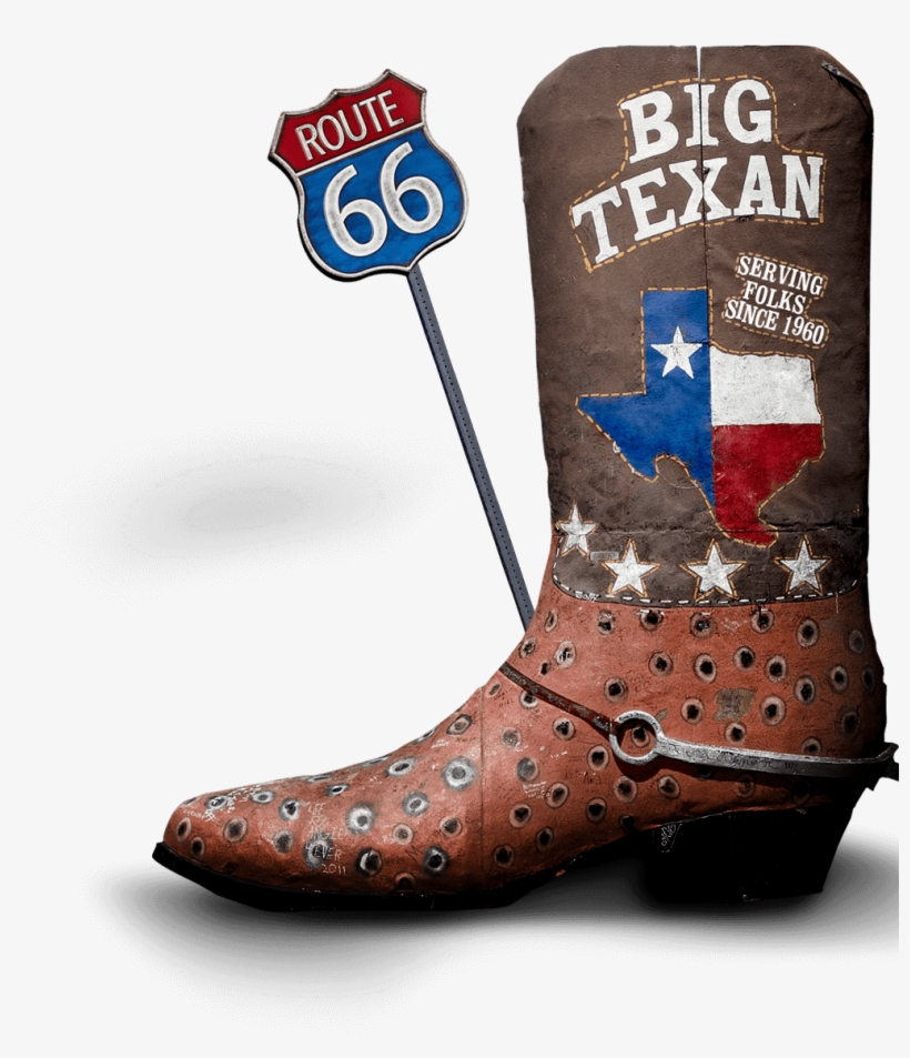 Header-boot - The Big Texan Steak Ranch, transparent png